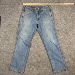 Ridgecut Carpenter Jeans Mens Size 36x36 Blue Denim Straight Workwear Utility